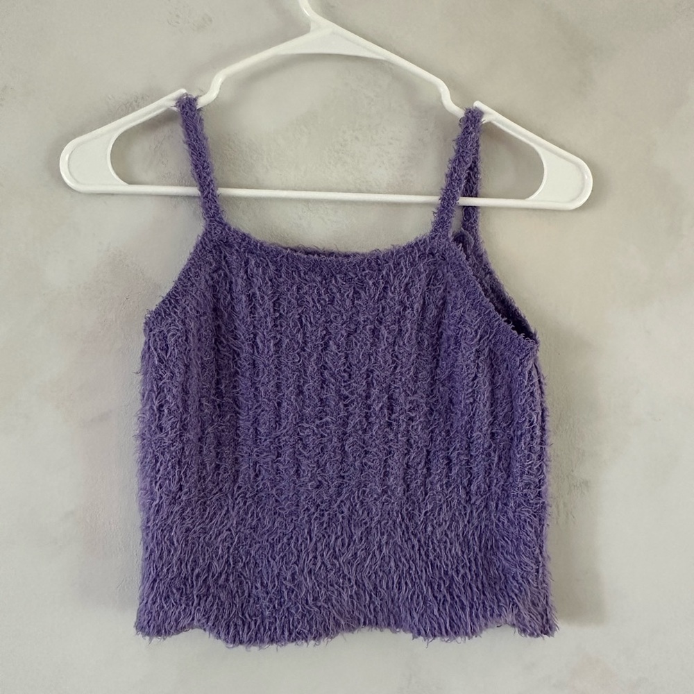 Purple Fuzzy Girl’s Top
